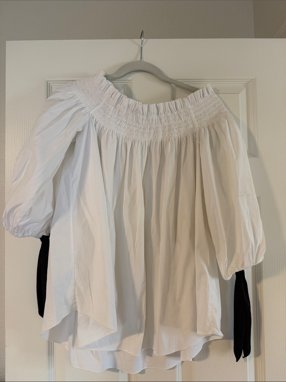 Caroline Constas Off the Shoulder Top